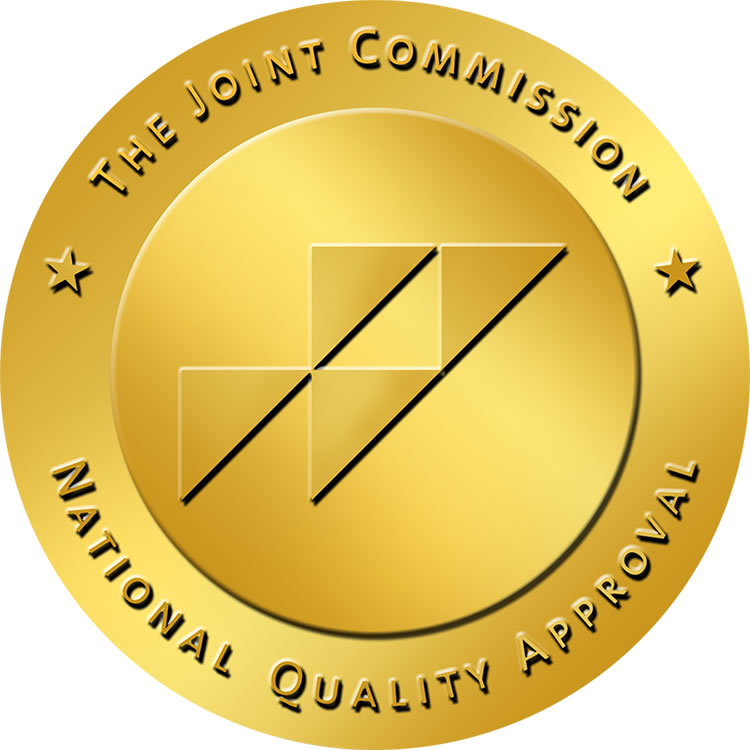 Picture of a circle that says:
THE JOINT COMMISSIONNATIONAL QUALITY APPROVAL