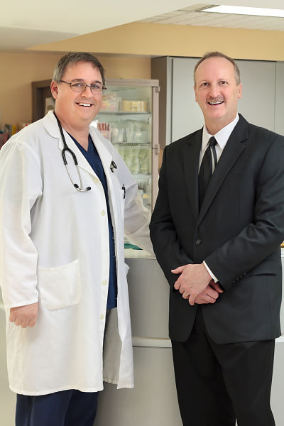 Dr. Daniel Doolittle and Dan Eaves, CEO