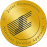 Picture of a circle that says:
Joint Commission
National Quality Approval