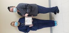 Pictured (L to R): Deborah Hammonds, RN/Medical Surgical and Amy Harris, RN/Emergency Department