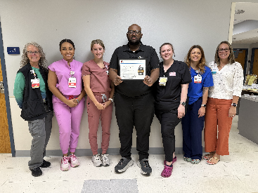 ER staff with Gold award