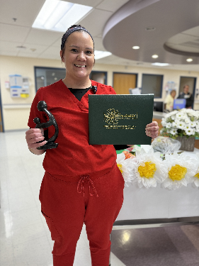 Christa Jones, LPN, receives The DAISY Award