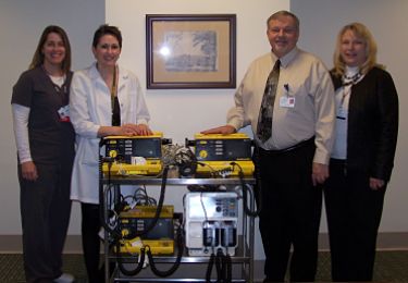 Picture of- (left to right): Karen Williams, Cary Bailey, Gene Honn, Kim Guetersloh